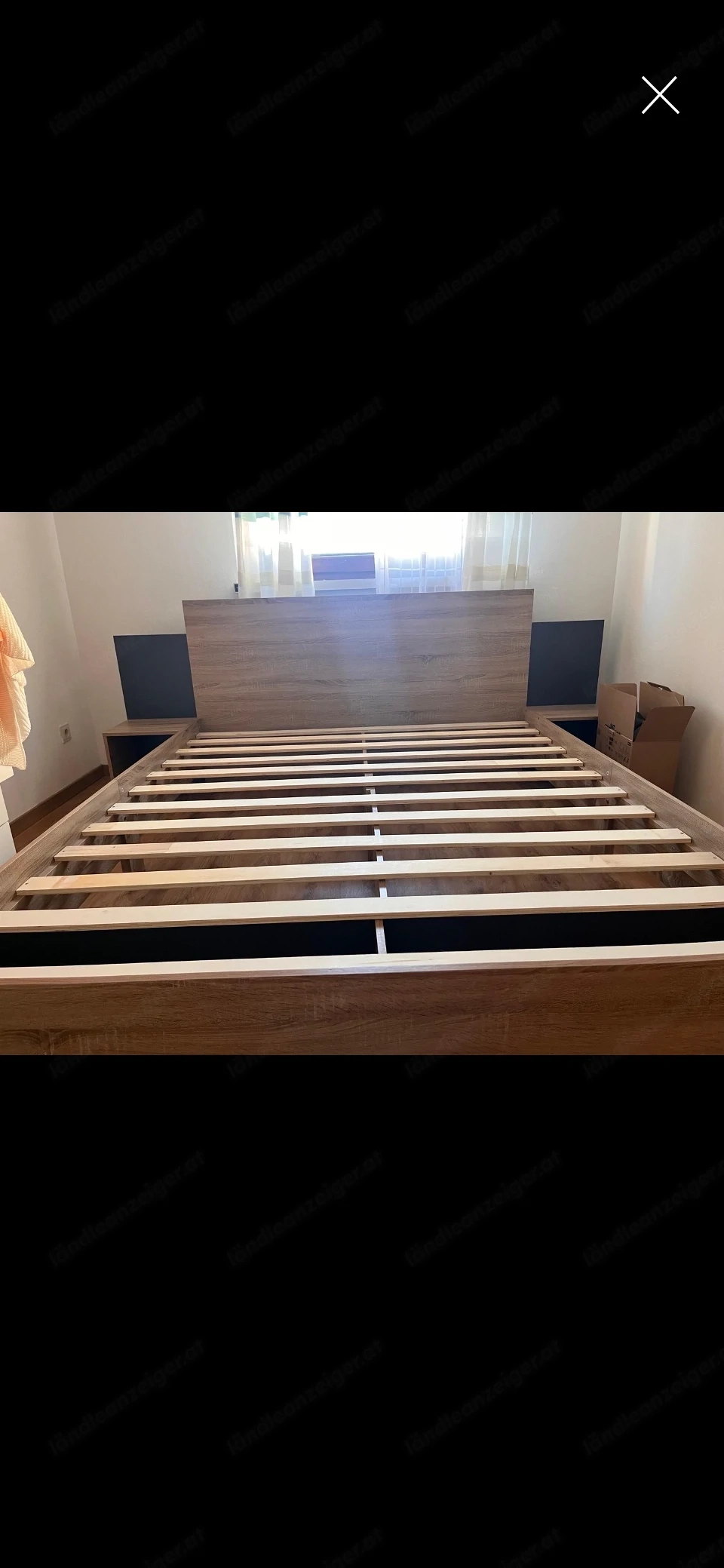 Bett,Schuschrank