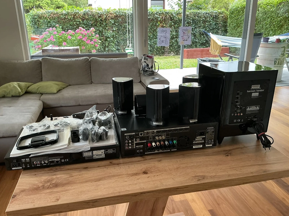 Harman Kardon 5.1 Heimkinoanlage   AVR171 + HKTS16 + BDT30 | Komplettset | Top Zustand  Preis: 449  