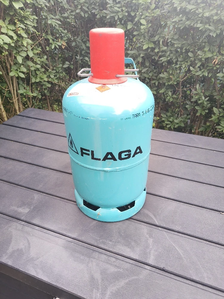 FLAGA Gasflasche 5 kg   leer, mit Schutzkappe