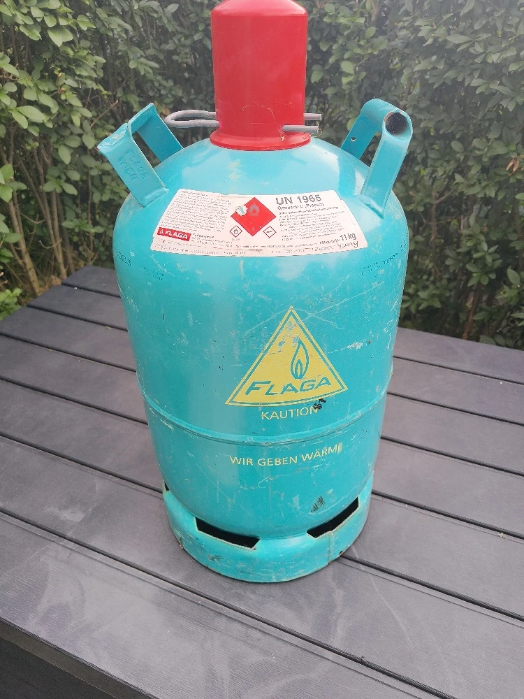 FLAGA Gasflasche 11 kg   leer, mit Schutzkappe