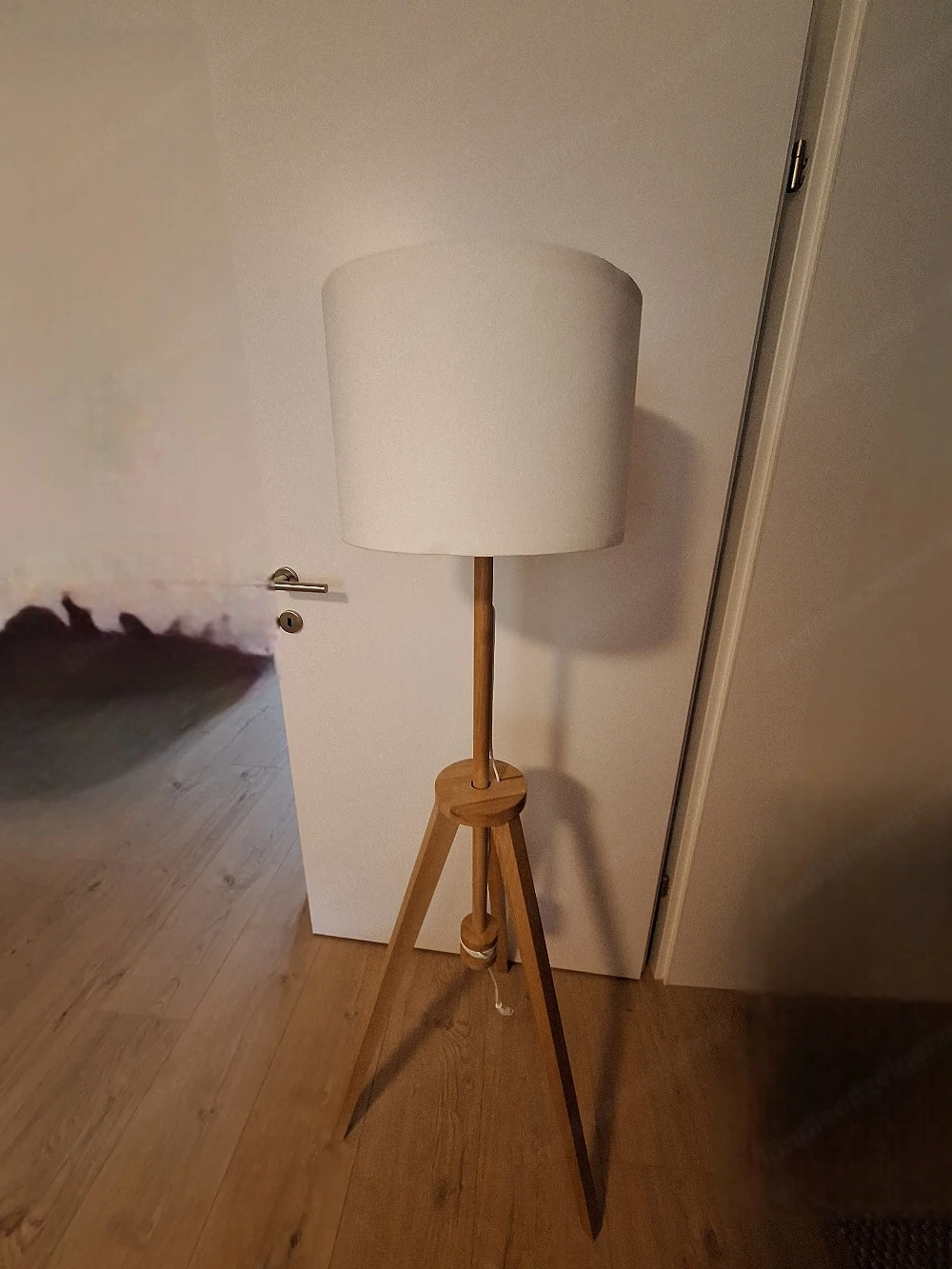 Stehleuchte Ikea (Esche massiv+Textil)