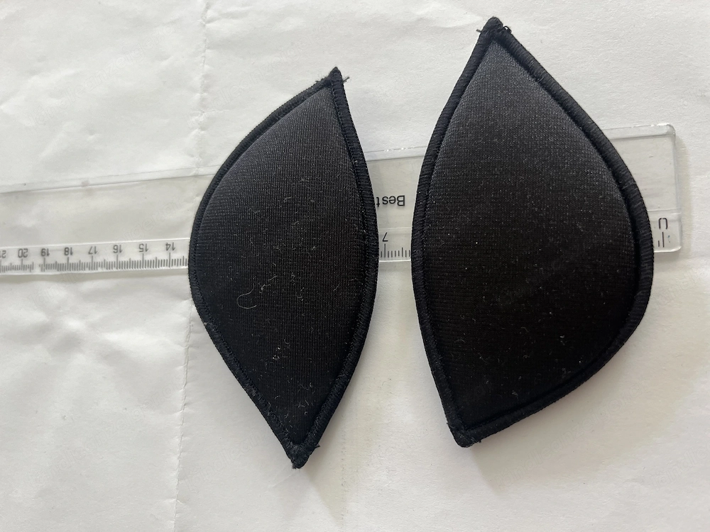 BH-Einlagen   Push-up Pads in schwarz von Größe 80A 1 Paar