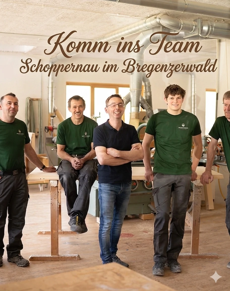 Projektmitarbeiter:in Tischler:in mit Herz