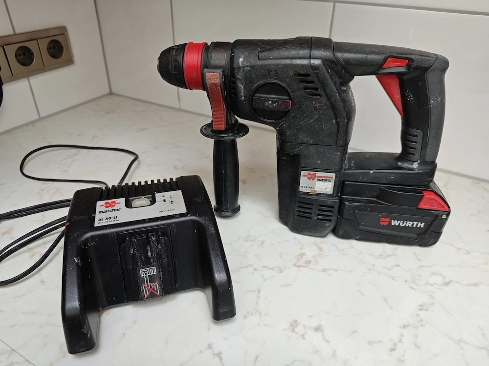 Würth Master Akku-Bohrhammer H 28-MAS Set