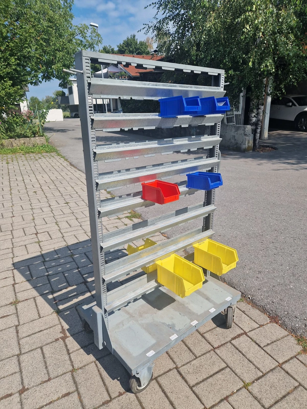 Schraubenwagen Ablage Werkzeug Wagen für Fächer