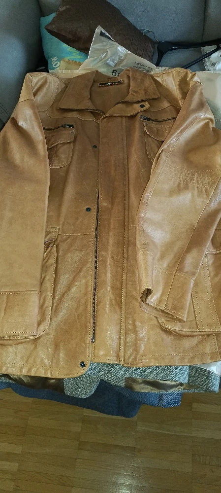 Leder jacke