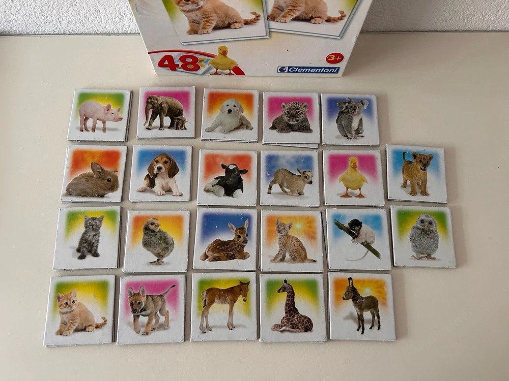 Memorie Tierkinder ab 3 Jahren