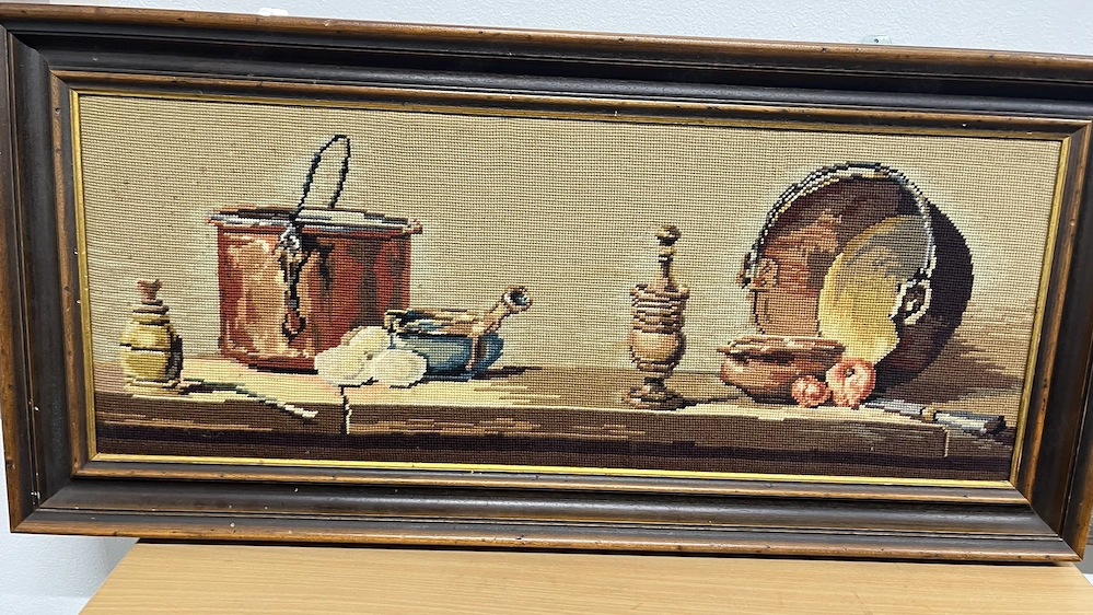Gobelin - Stickbild - wunderschönes Stillleben-Motiv