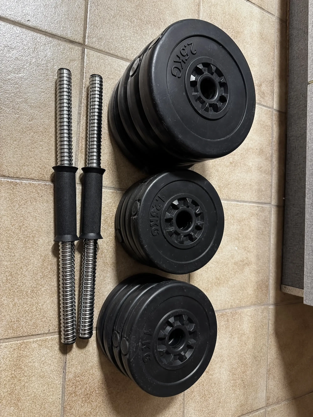 Kurzhantel-Set ca. 21 kg