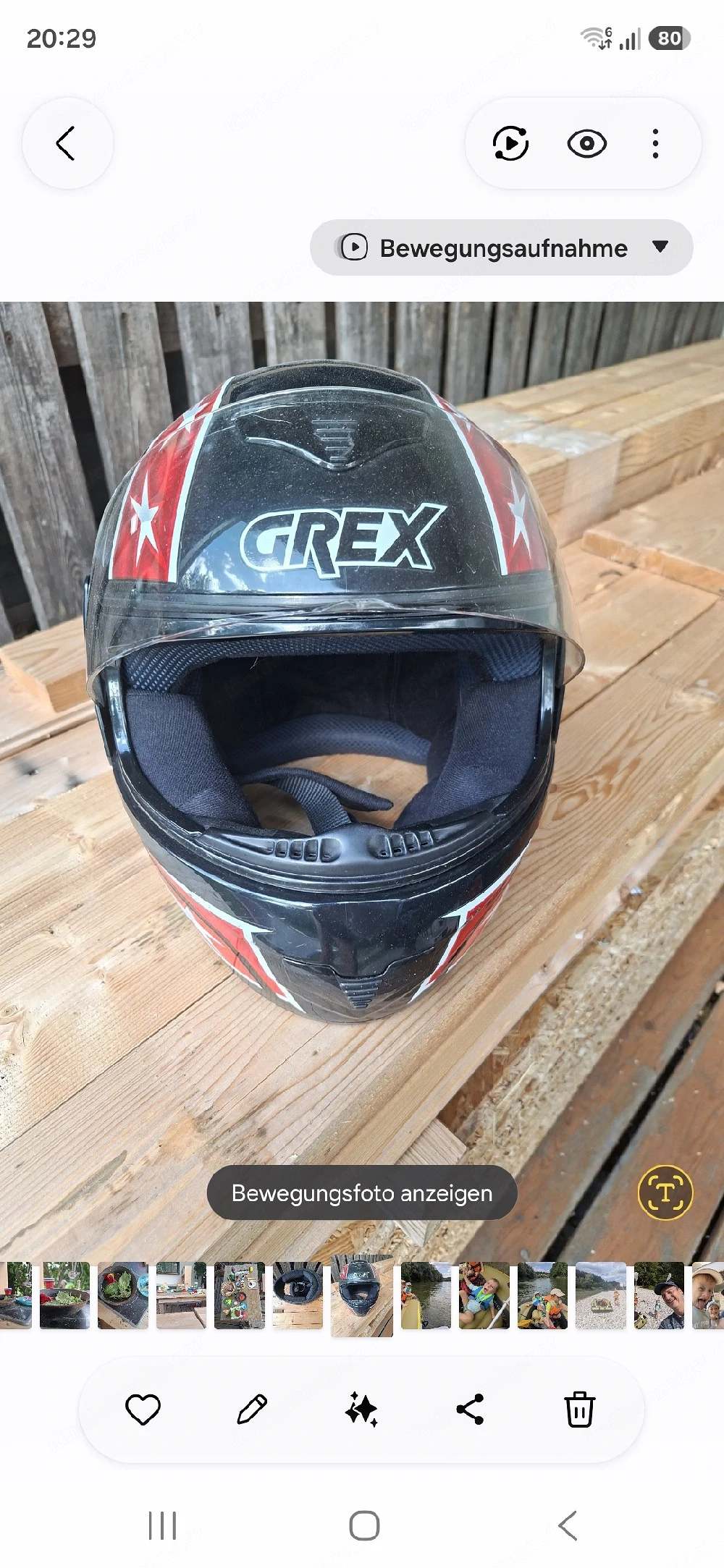 Motorradhelm GREX Integralhelm