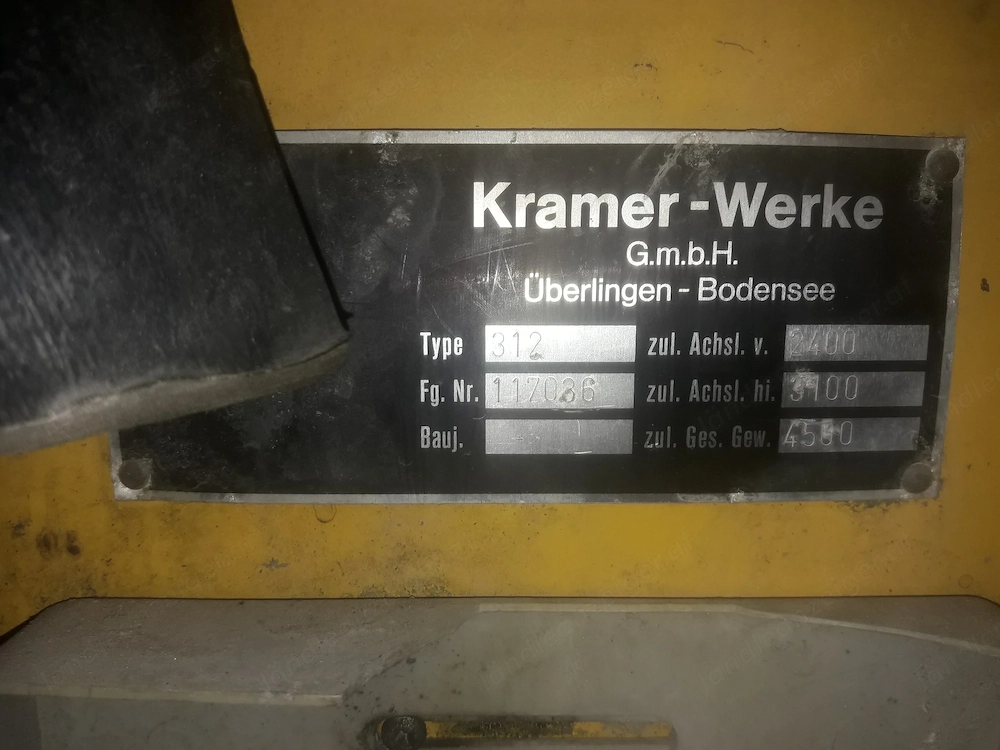 Radlader Kramer Allrad 312 SL