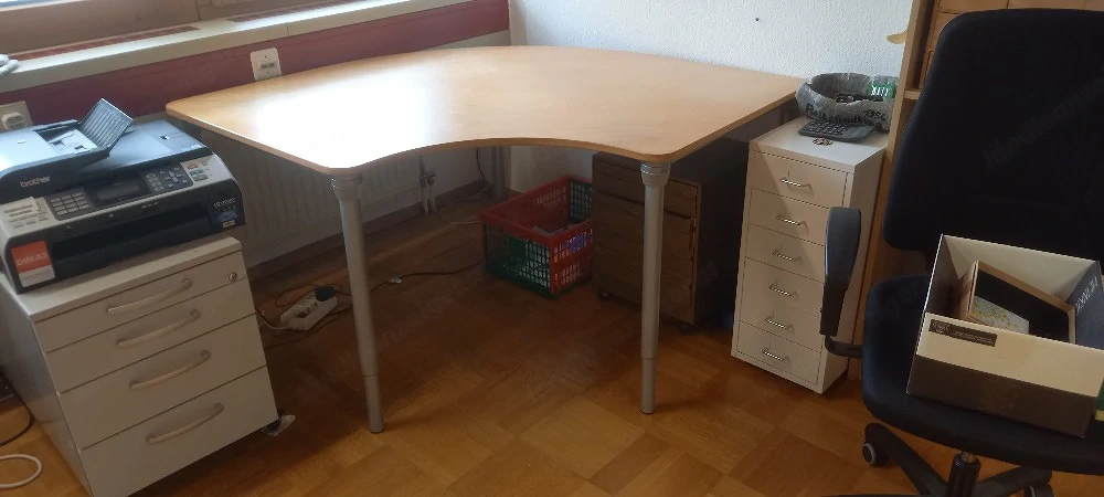 Schreibtisch Ahorn Holz 