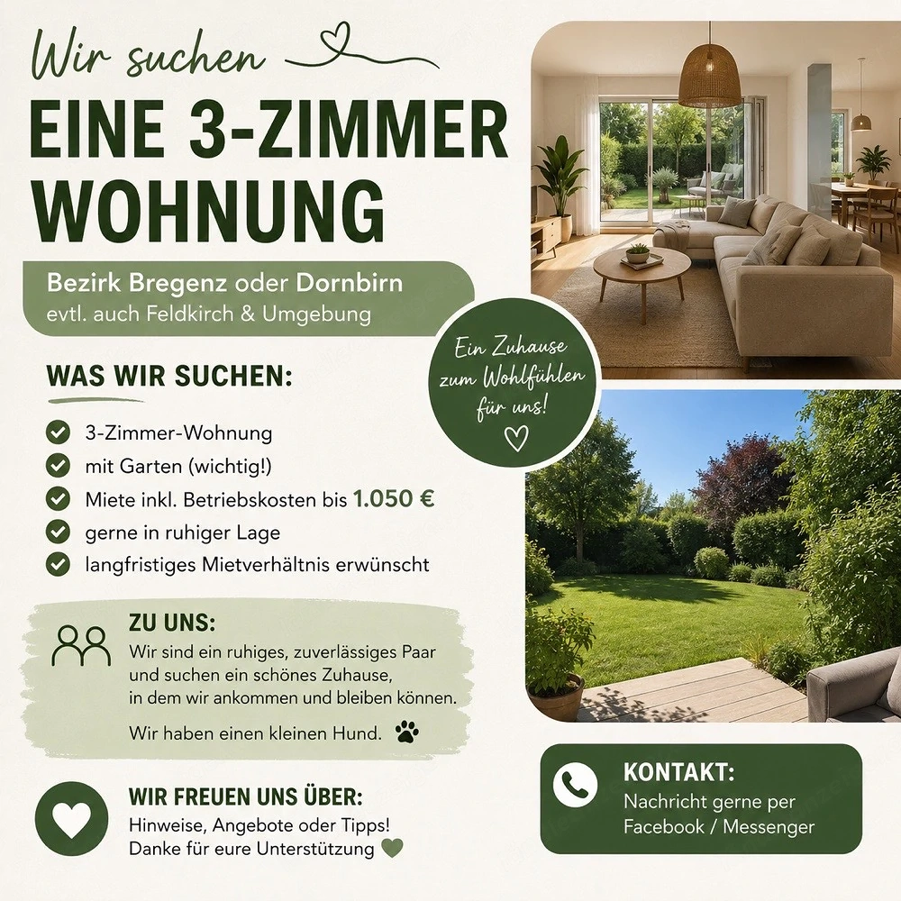 Wohnung gesucht