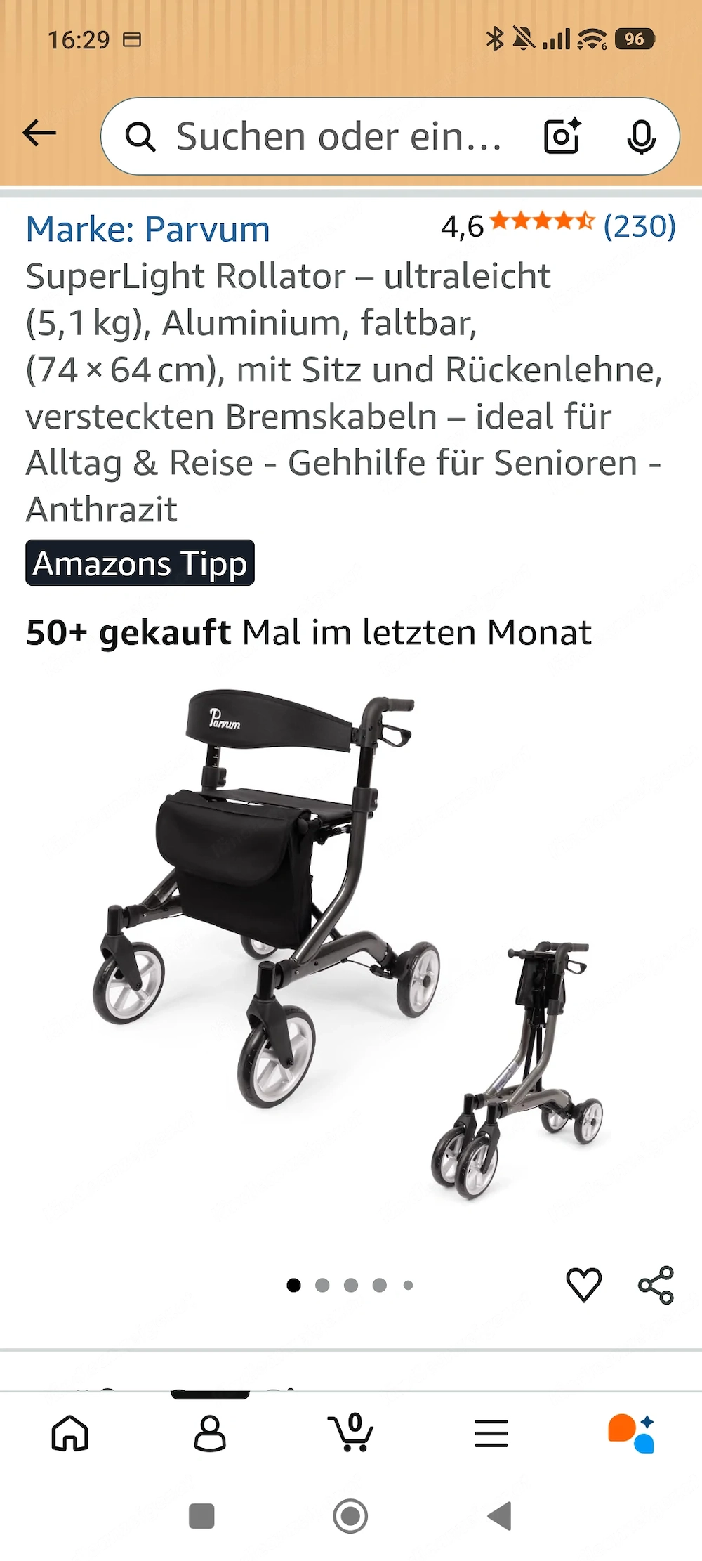SuperLight Rollator   ultraleicht
