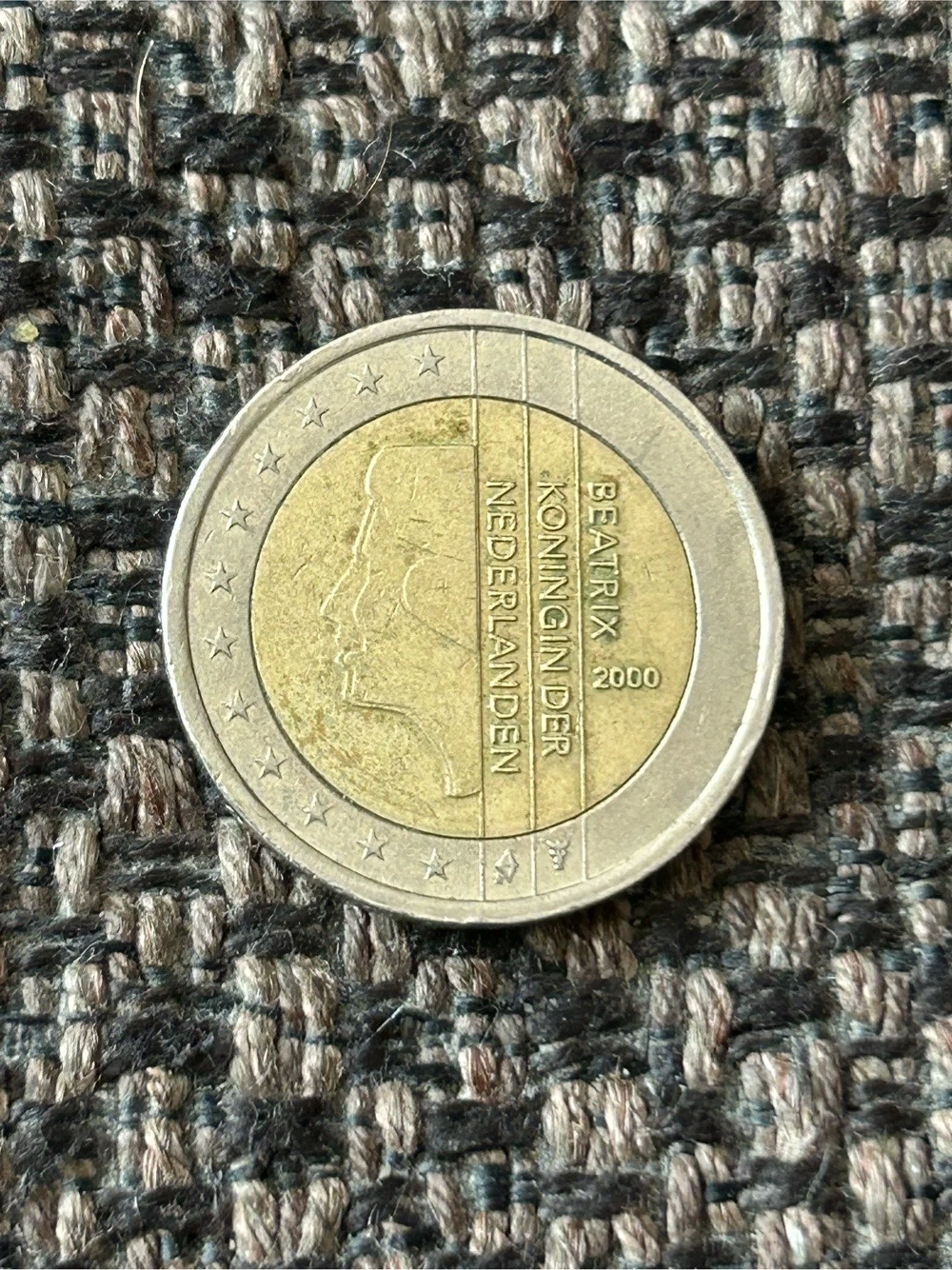 2 Euro Umlaufmünze Niederlande 2000