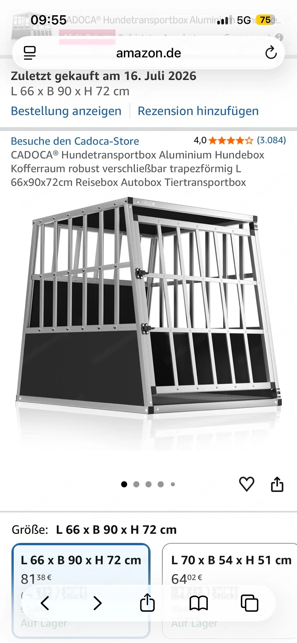 Hundetransportbox
