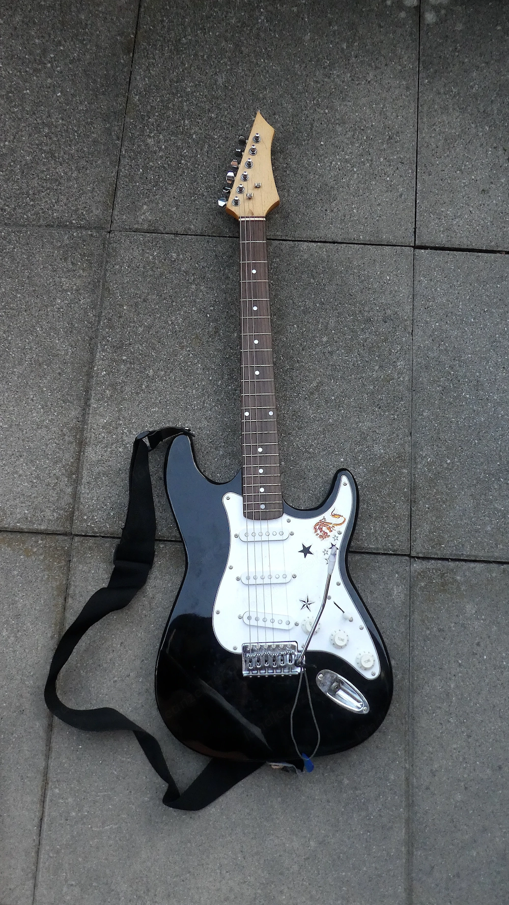 E-Gitarre mit Tasche
