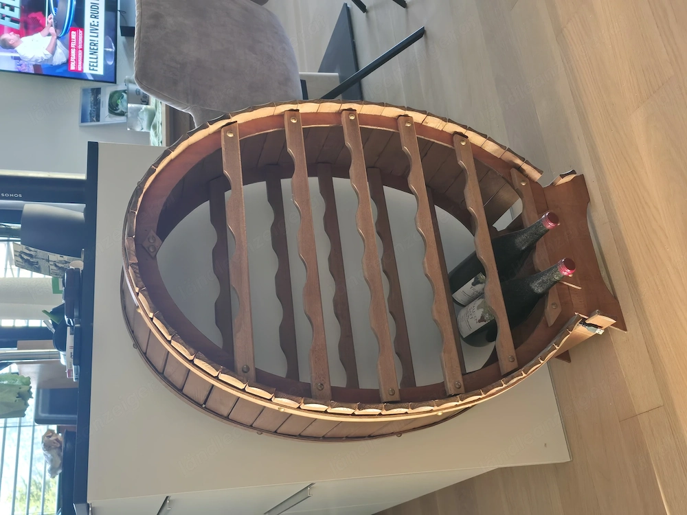 Weinregal aus Holz