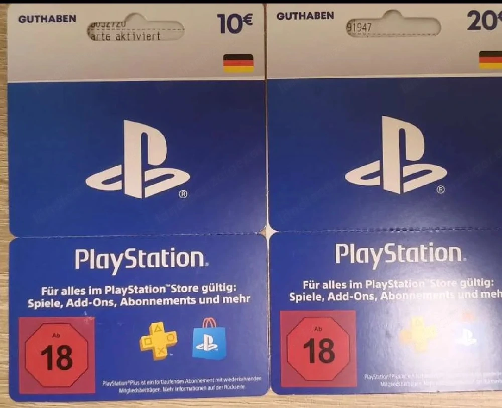PlayStation Guthaben für Deutschland 