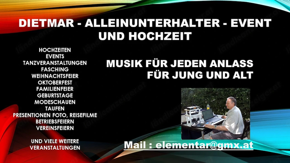 DJ Dietmar Ihr Event und Hochzeit DJ