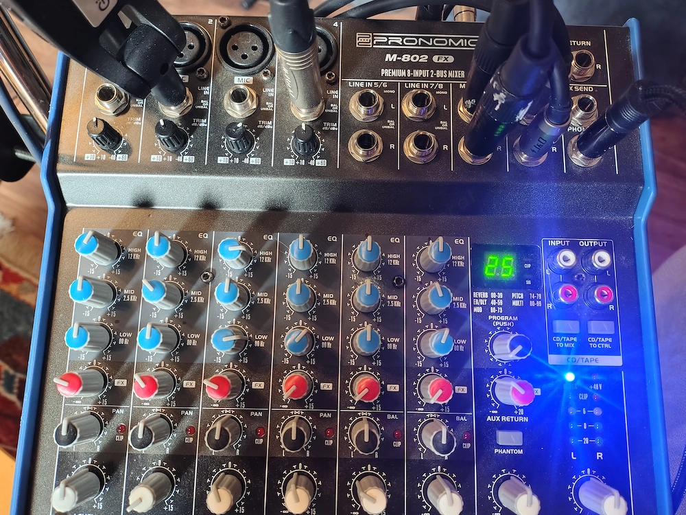 Pronomic Mischpult M-802 FX