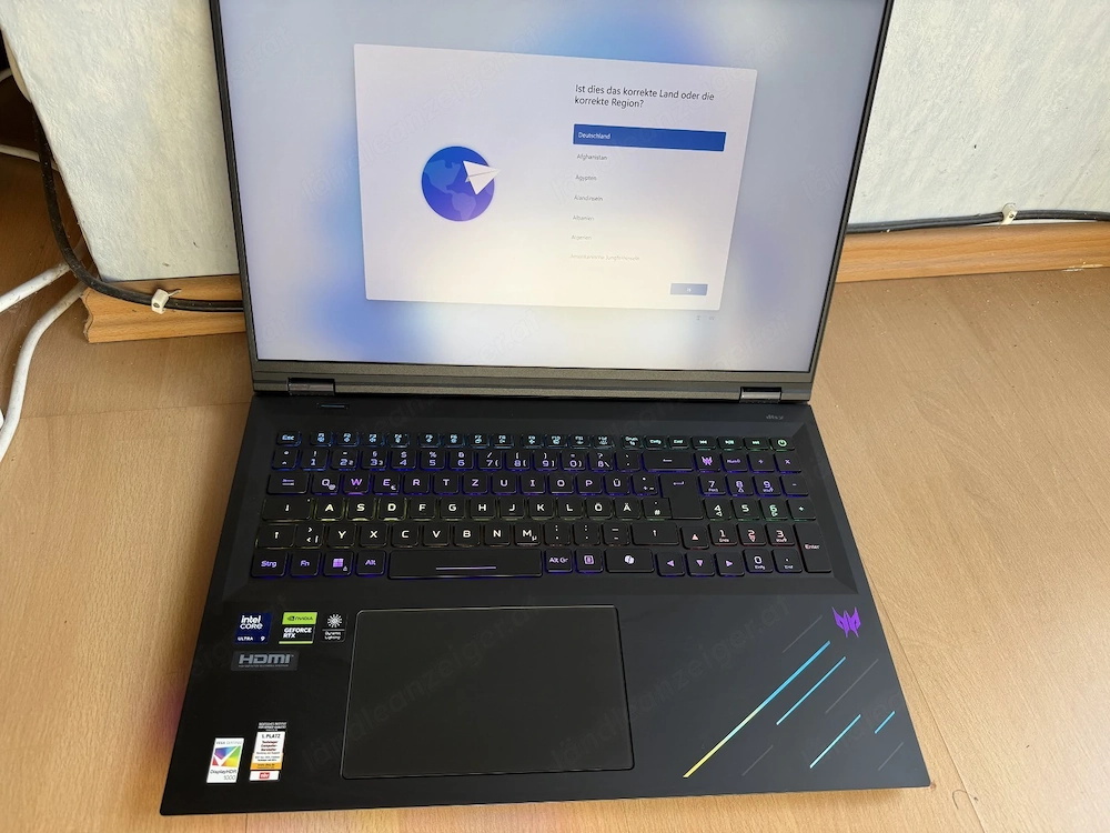 Gaming Laptop Acer Predator Helios 18