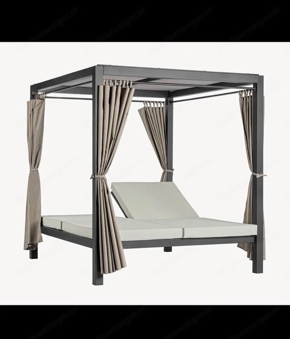 Daybed   Sonnenbett inkl. Vorhänge