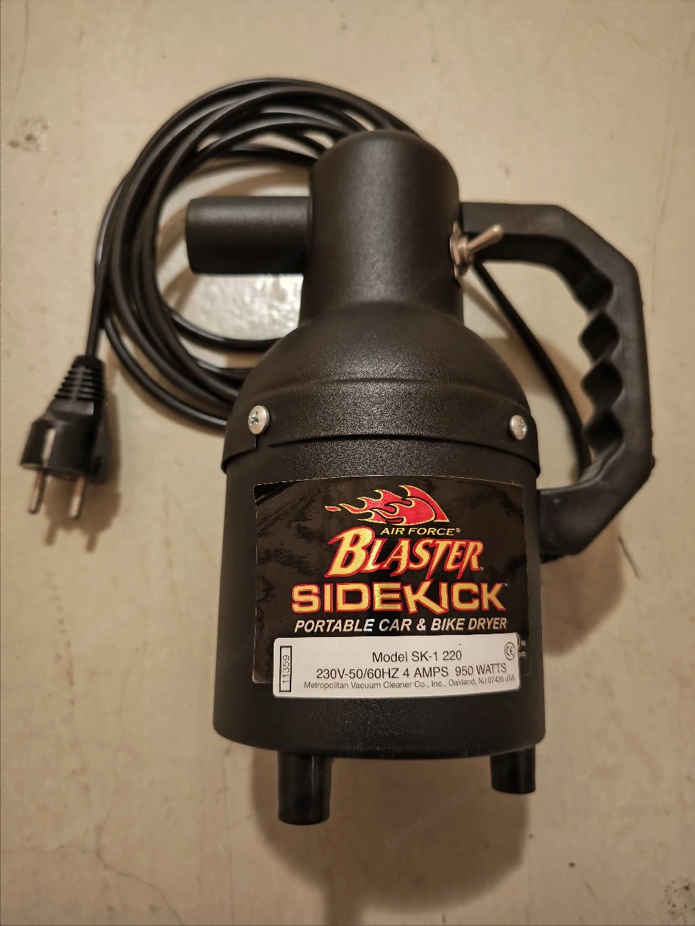 Air Force Blaster Sidekick Gebläse