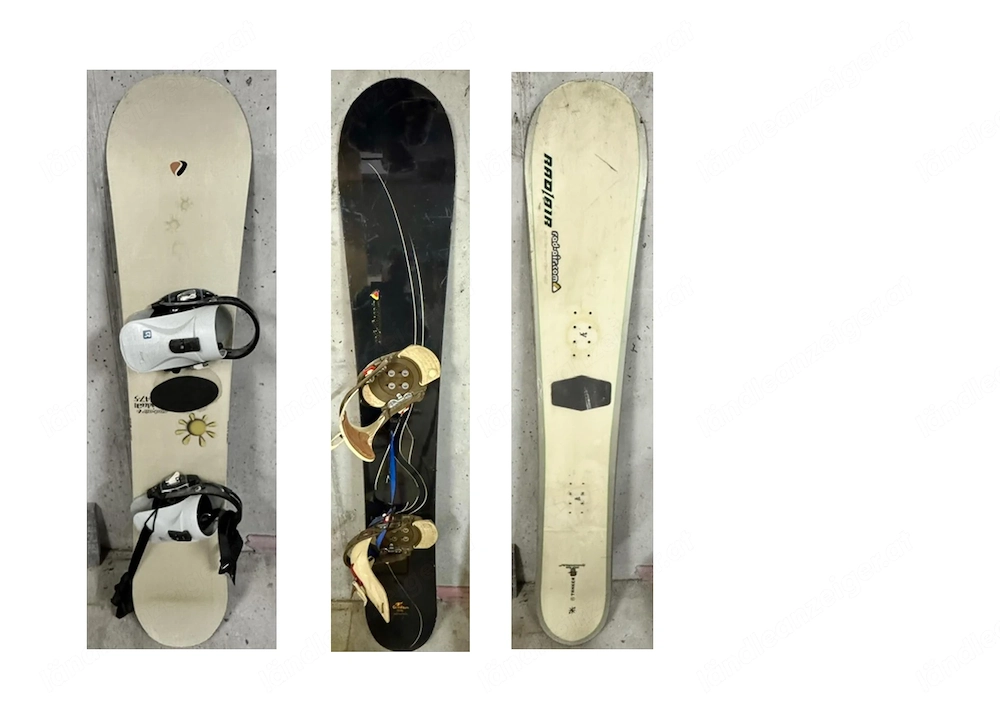 3 Nostalgie Snowboards