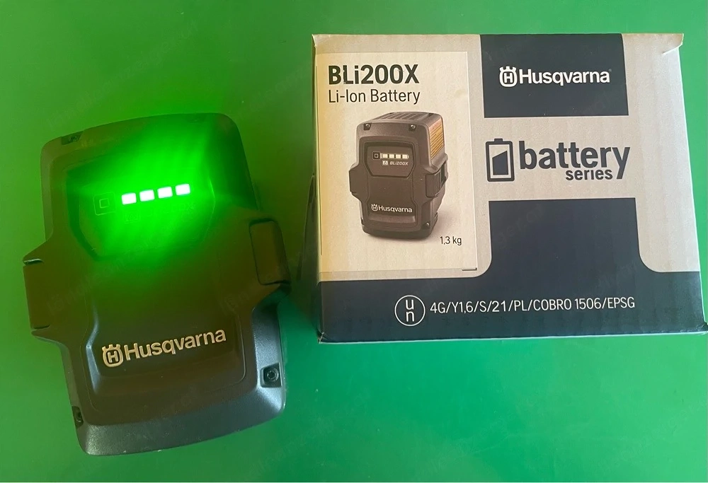Husqvarna BLI200X Akku, wenig gebraucht!