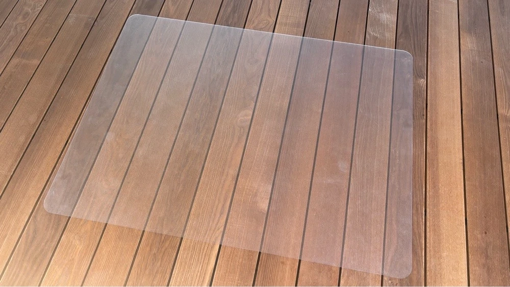 Bodenschutzmatte transparent
