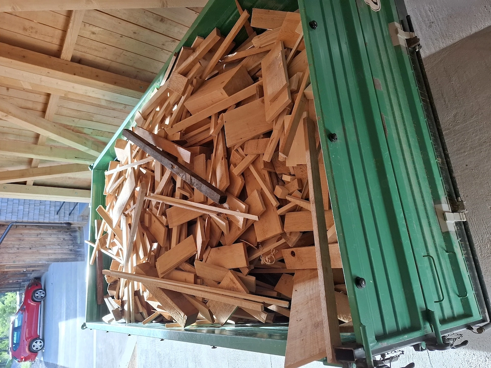 Abschnittholz zu verschenken 