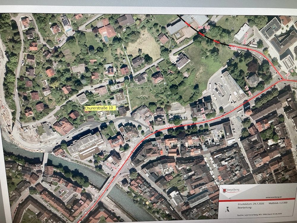 2-Zimmer-Dachterrassenwohnung in ruhiger, sonniger Lage in Feldkirch