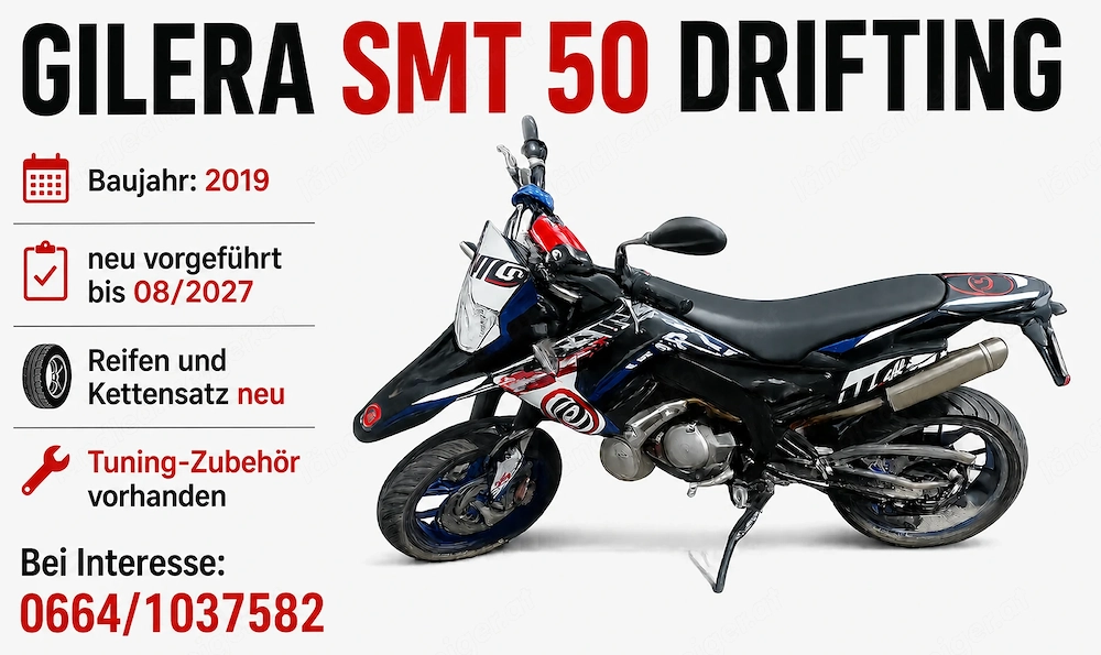 Gilera SMT 50 Drifting