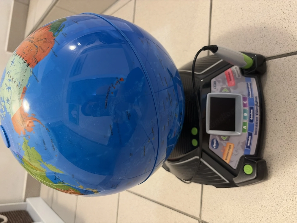 V tech Globus interaktiver Videoglobus