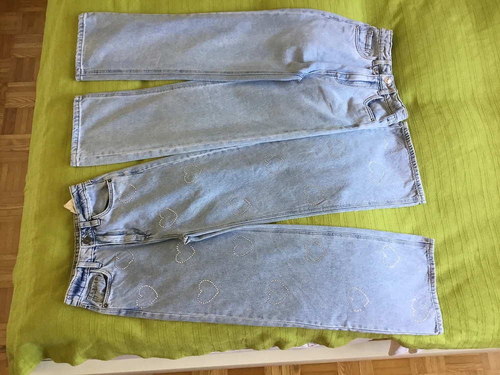 2 coole Jeans Gr. 140 v. Pageone Young, neuwertig