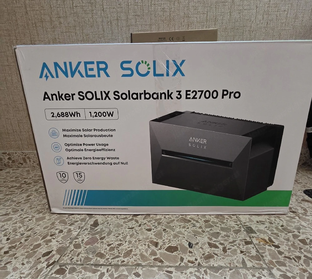 Anker SOLIX Solarbank 3 E2700 Pro Smartmeter