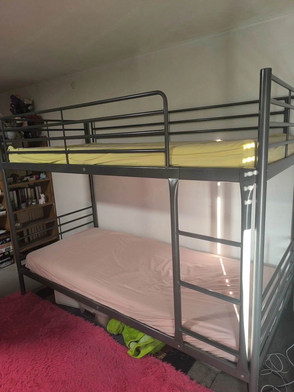 Stockbett zu verschenken