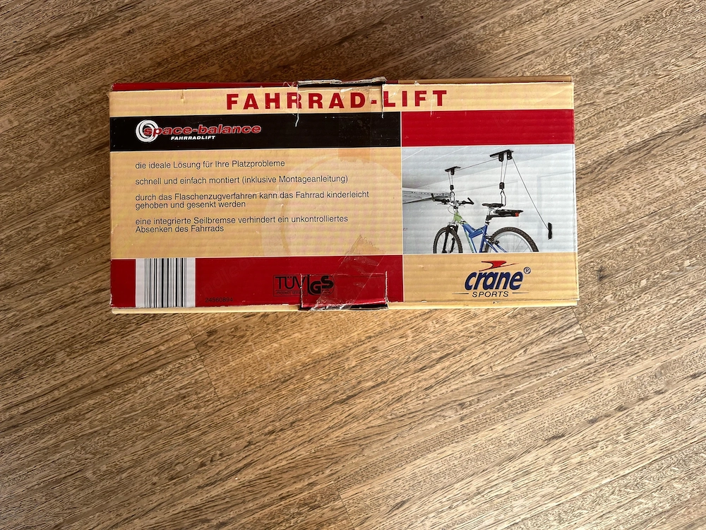 Fahrrad Lift System Crane