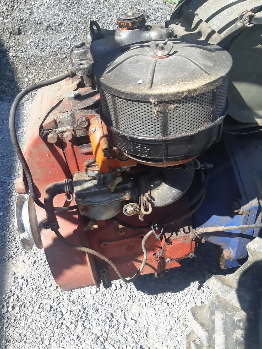 Motor aus einer Schneefräse