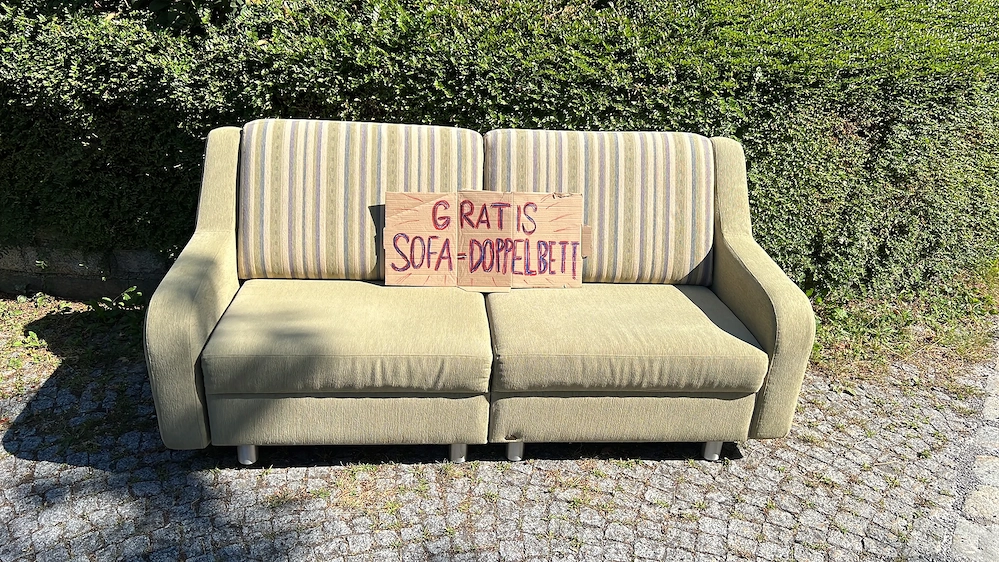 Sofa == Doppelbett