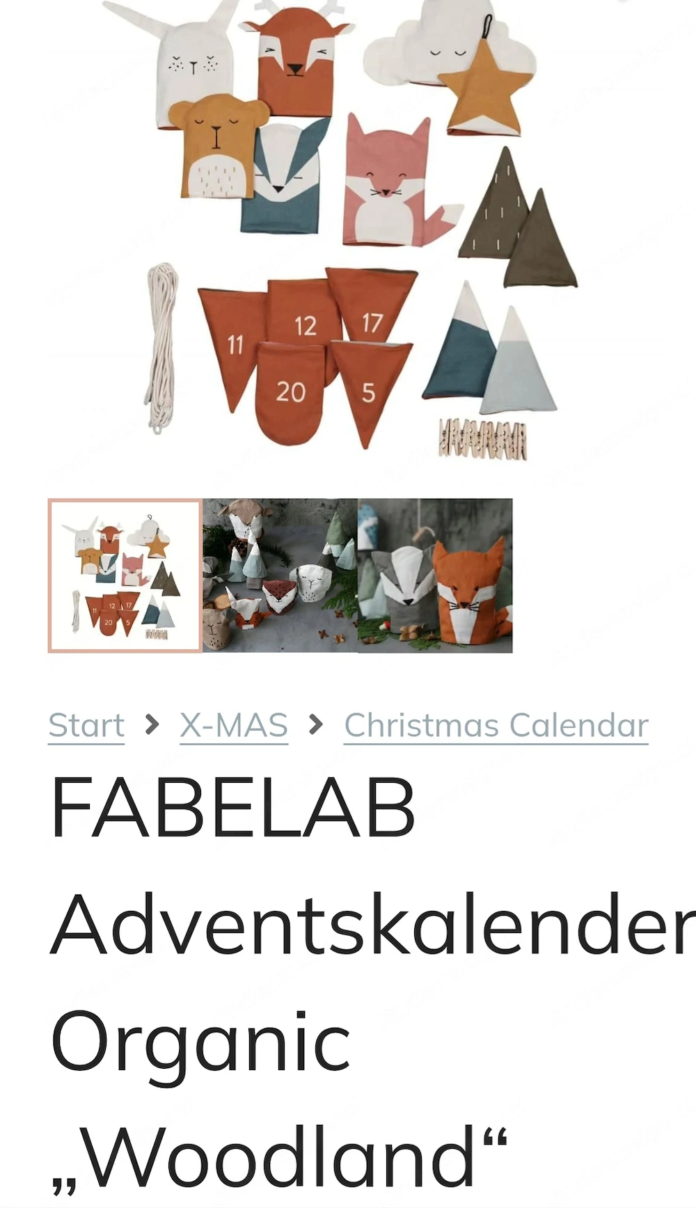 Neuer Adventskalender von der Marke Fabelab zu verkaufen