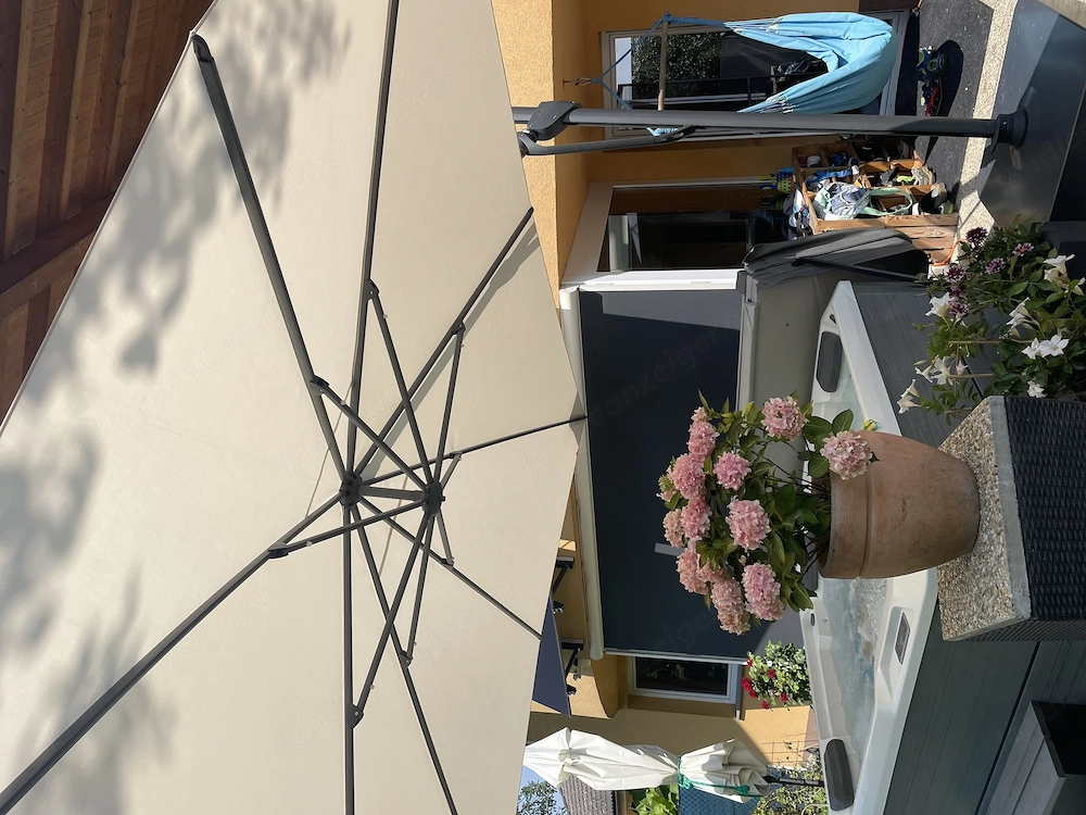 Glatz Sonnenschirm 400x300cm mit bester Bespannung