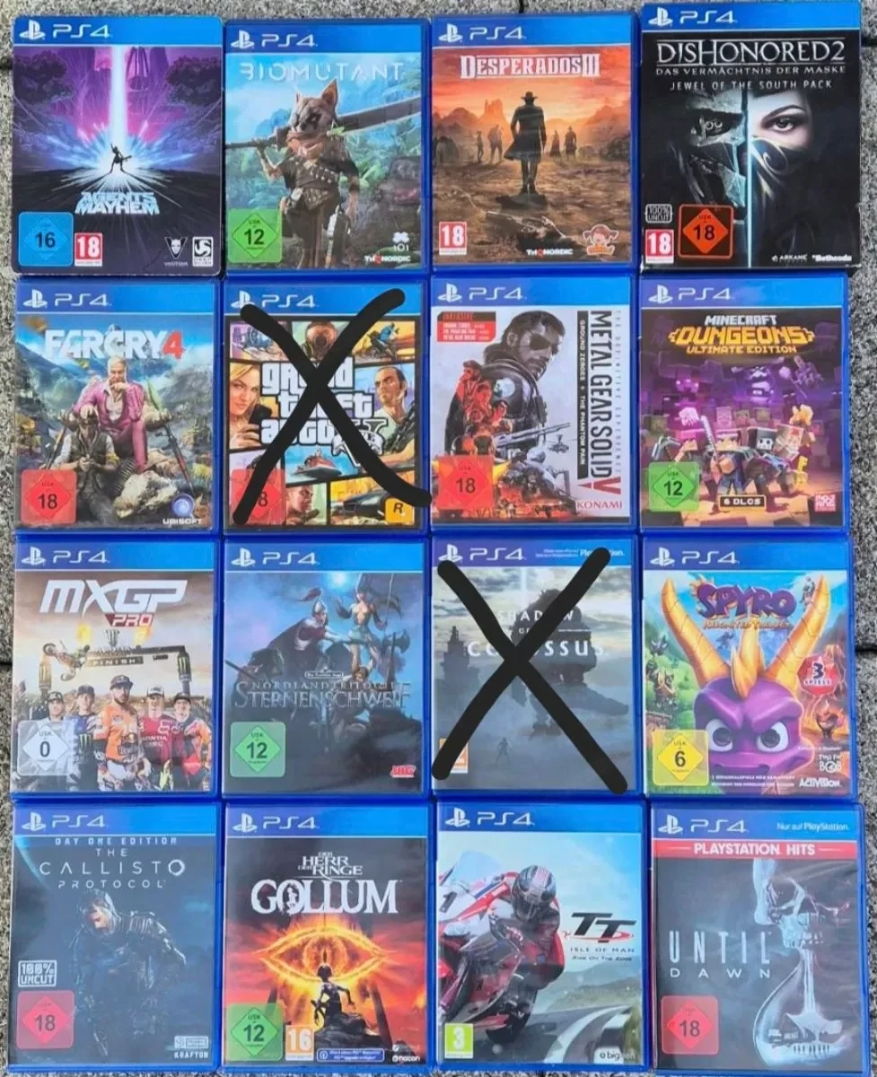 PS4 Spiele Playstation 4 Spiele