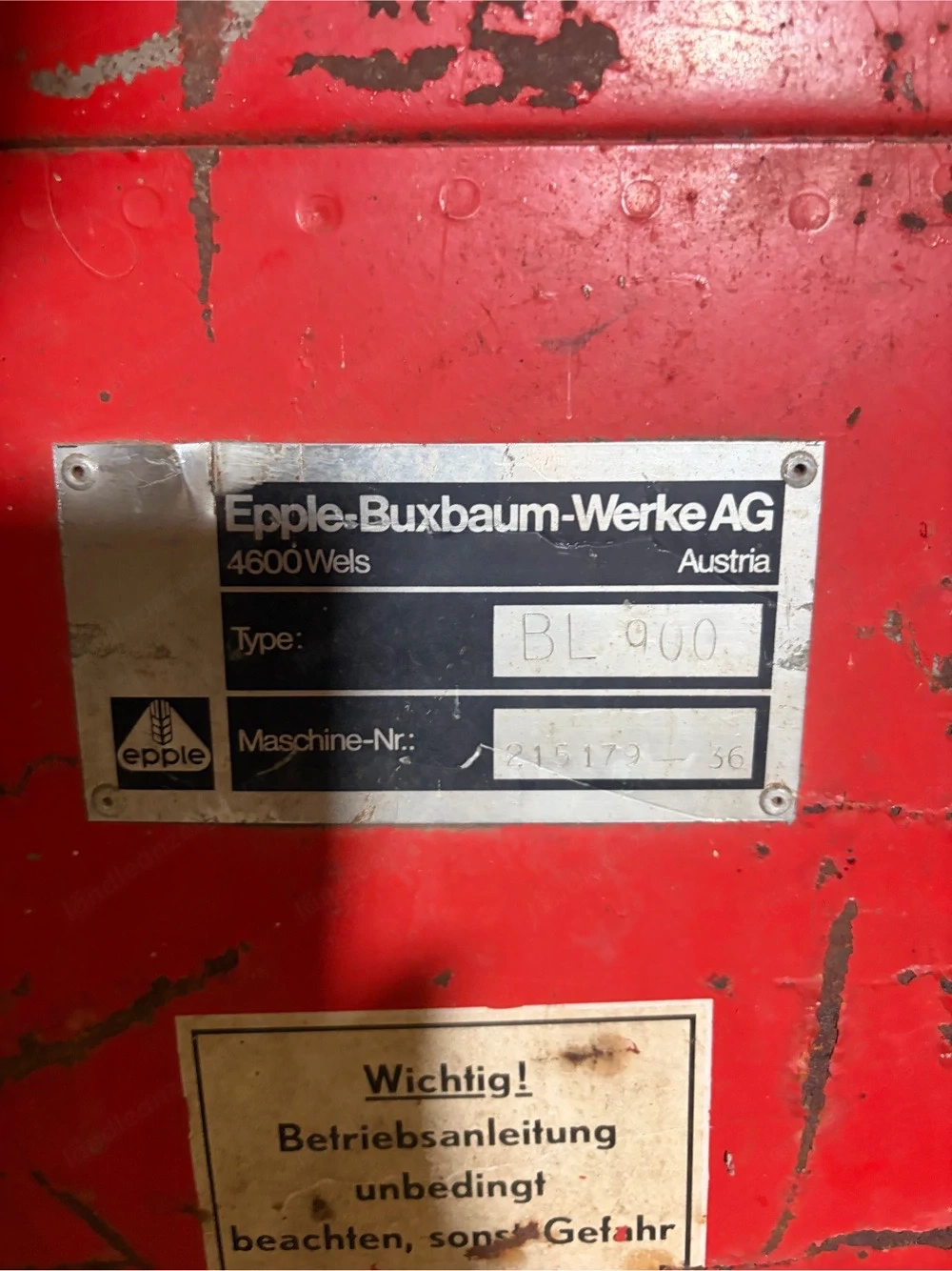 Standhäcksler Blasius 900