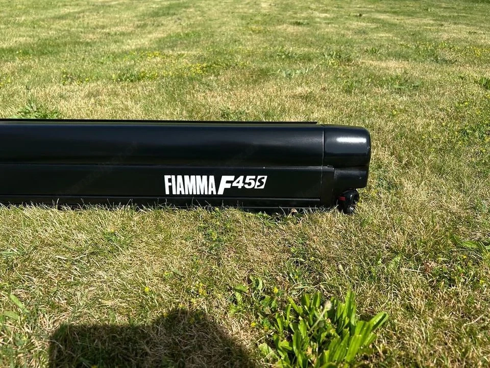 Fiamma F45S Markise schwarz, 260cm, Royal Grey
