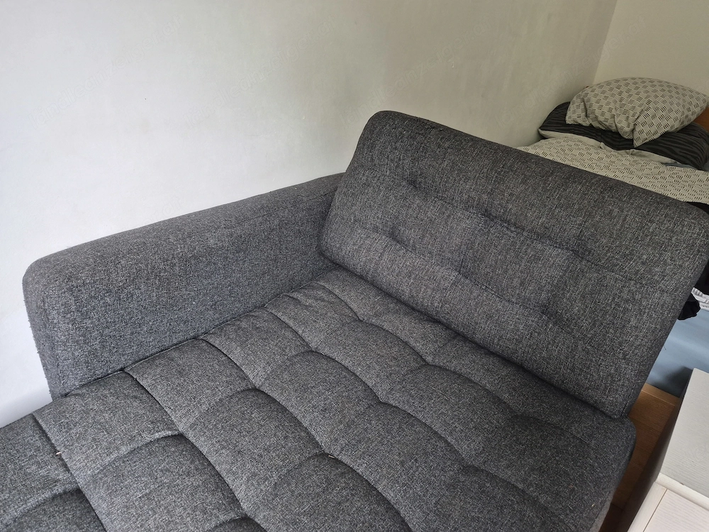 Chaiselongue Ikea zu verschenken, dunkelgrau
