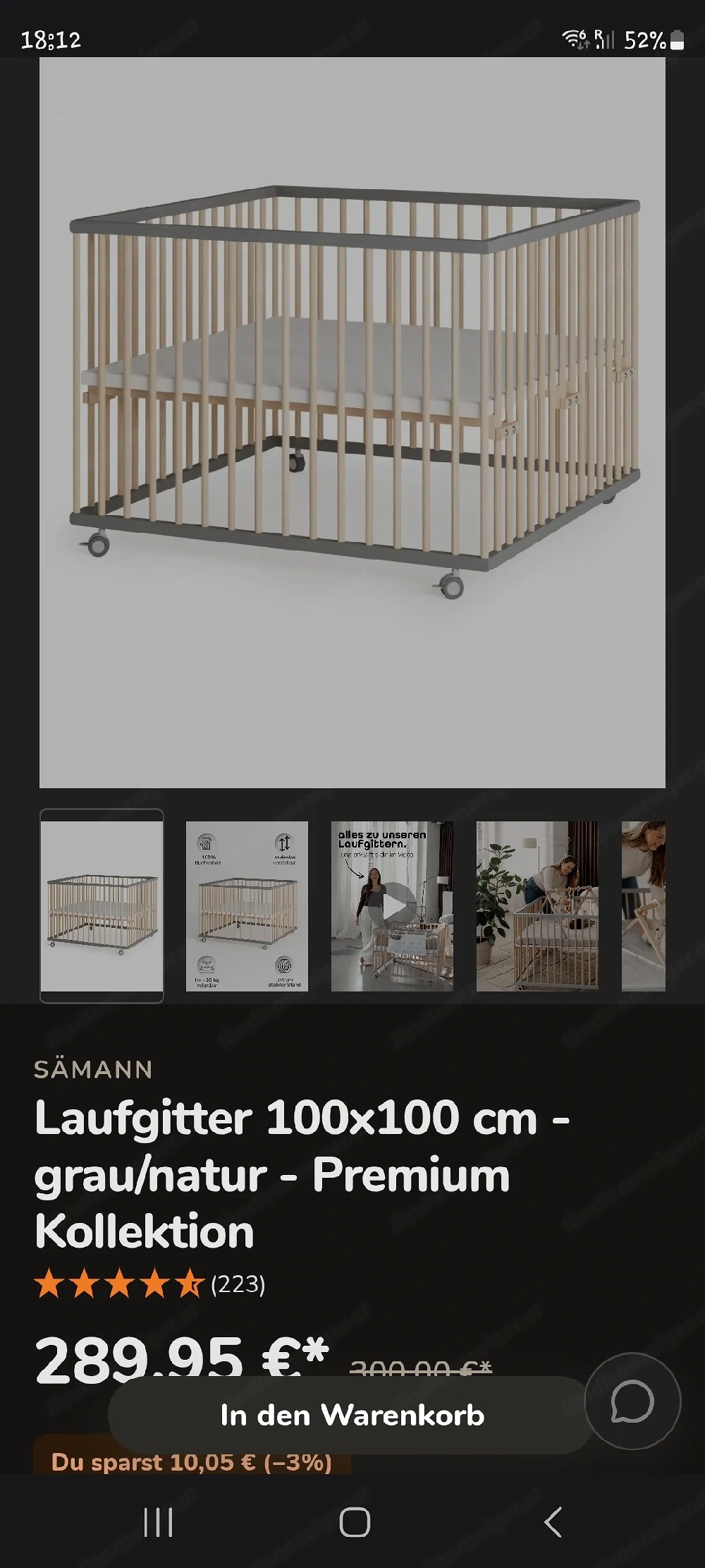 Sämann Laufgitter