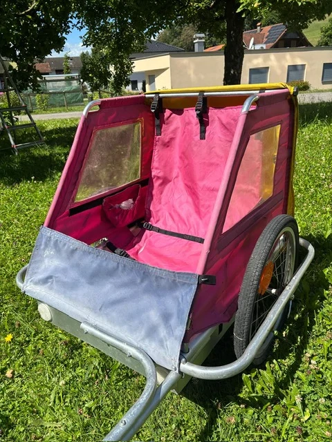 Verkaufe Kiki-Fahrradanhänger, älteres sehr robustes Model, ist auch als Fahrradanhänger nutzbar