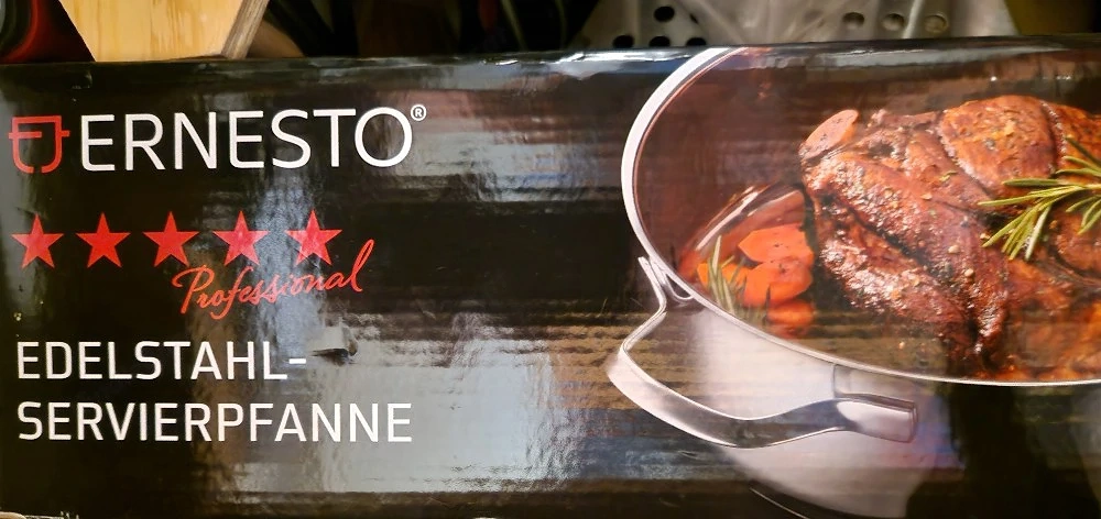 Edelstahlpfanne